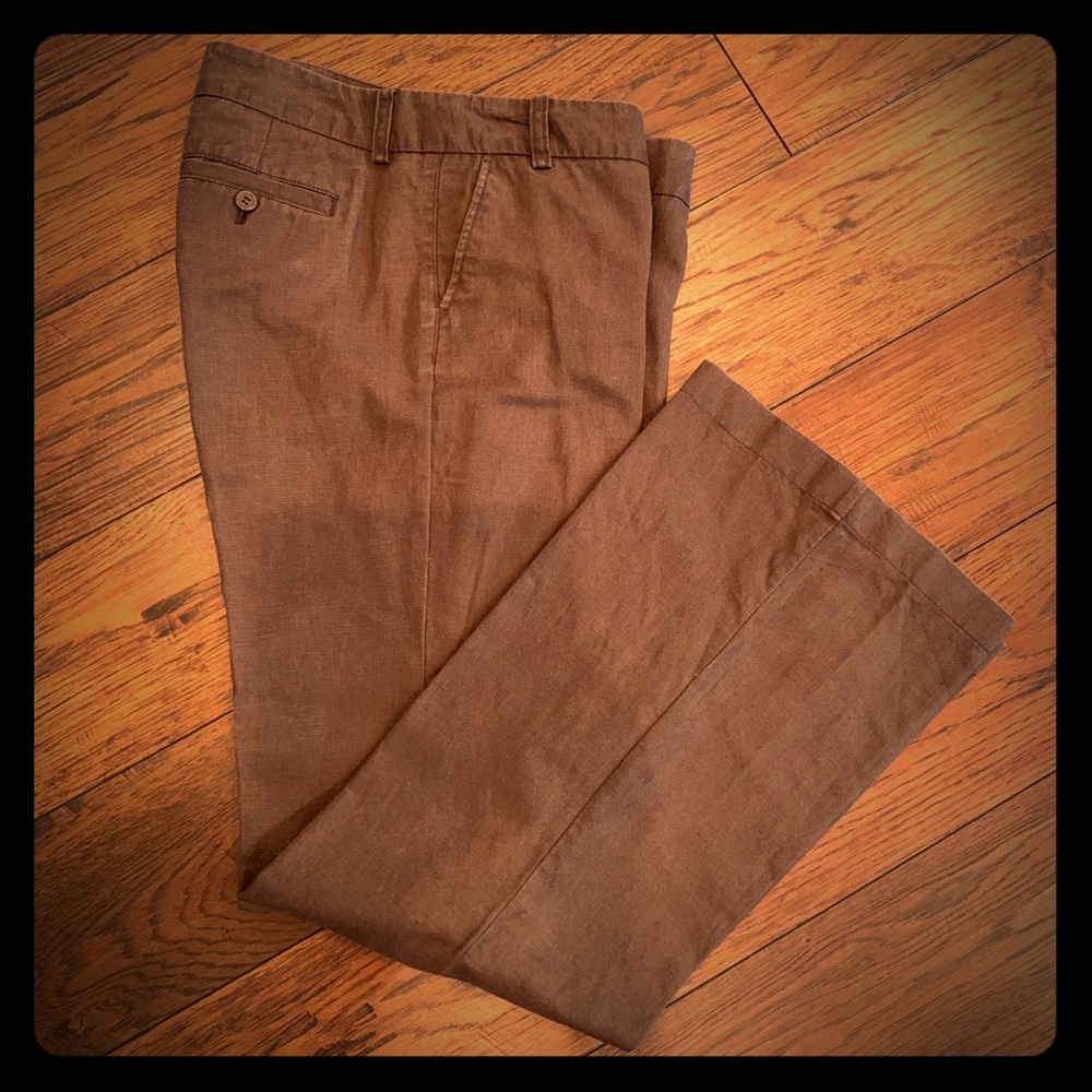 Women’s J Crew City Fit Brown Slacks 8 pants